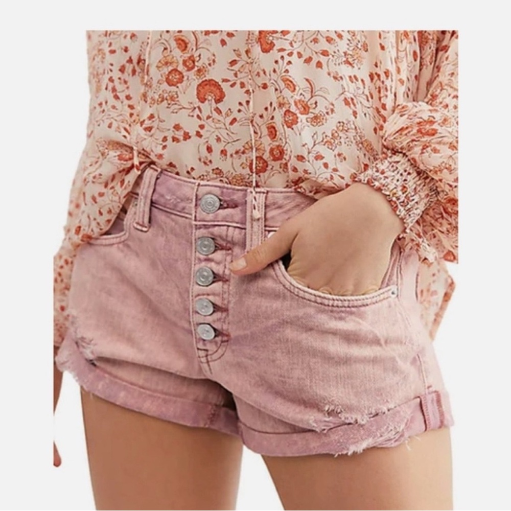 Free People Romeo Rolled Cuttoff Shorts